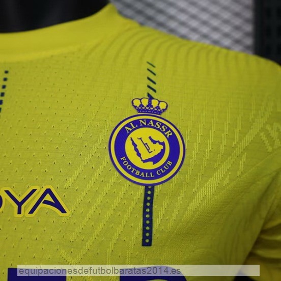Nuevo NO.7 Ronaldo Tailandia 1ª Jugadores Camiseta Al Nassr 23/24 Amarillo Baratas